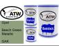Preview: Opel, Beech Green Metallic, GAK: 500ml Lackdose + 500ml Klarlack + 250ml Härter - Set, von ATW Autoteile West.